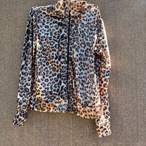 Vintage Mirror Image Jacket Leopard Print Women’s Sz S Quality Jacket